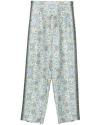 Etro - Paisley-Print Trousers - Lyst
