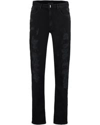 Givenchy - Slim-Fit Destroyed Jeans - Lyst