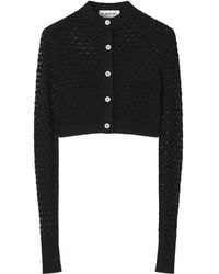 Lanvin - Openwork Cardigan - Lyst