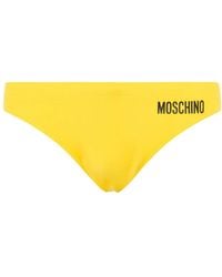 Moschino - Logo-Print Swim Trunks - Lyst