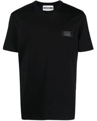 Moschino - T-shirt With Logo Application - Lyst