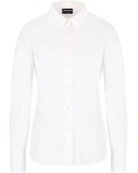 Giorgio Armani - Long-Sleeved Buttoned Shirt - Lyst