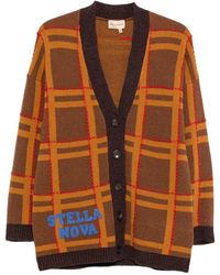 Stella Nova - Logo-Lettering Cardigan - Lyst