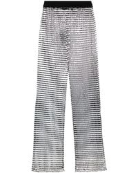ROTATE BIRGER CHRISTENSEN - Crystal-Embellished Trousers - Lyst