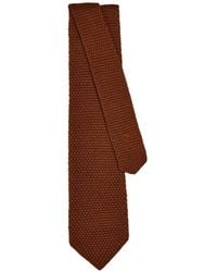 Ferragamo - Silk And Cashmere Tie - Lyst