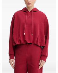 Trussardi - Hoodie À Logo Brodé - Lyst