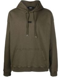 DSquared² - Green Cotton Blend Hoodie - Lyst