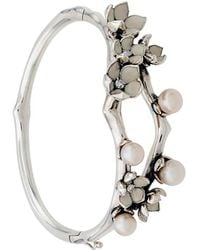 Shaun Leane - Cherry Blossom Pearl And Diamond Cuff - Lyst