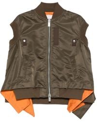 Sacai - Weste Mit Reißverschluss - Lyst