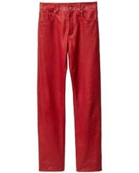 Versace - Leren Broek - Lyst