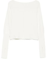 AYA MUSE - Off-Shoulder Knitted Top - Lyst