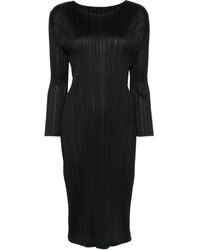 Pleats Please Issey Miyake - Vestido midi Monthly Colors: February - Lyst