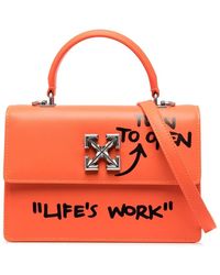 Off-White c/o Virgil Abloh - Jitney 1.4 Bag With Prints - Lyst