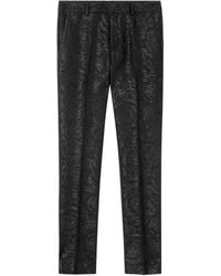 Versace - Barocco Jacquard Wool-Blend Formal Pants - Lyst