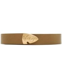 Burberry - Leather B-Shield Belt - Lyst