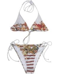 Jean Paul Gaultier - Floral-Print Bikini Set - Lyst