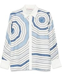 Sandro - X Louise Bourgeois Printed Silk Shirt - Lyst