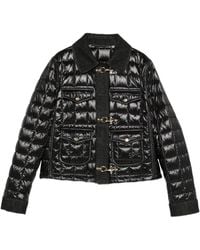 Fay - Quilted Toggle-Fastening Jacket - Lyst