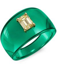SOLO for Diamonds - Diamond Chunky Ring - Lyst