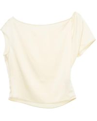 YANGKEHAN - Draped One-Shoulder Top - Lyst