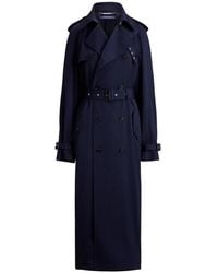 Ralph Lauren - Alecia Buttoned Belted Trench Coat - Lyst