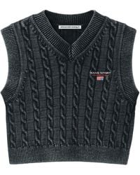 Alexander Wang - Chaleco de punto de ochos - Lyst
