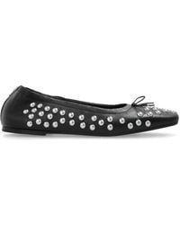 Golden Goose - Amy Stud Zip Ballet Flat Shoes - Lyst