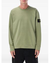 Stone Island - Crew-Neck Cotton Sweatshirt - Lyst