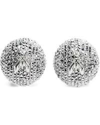Patrizia Pepe - Crystal-Embellished Fly-Detail Earrings - Lyst