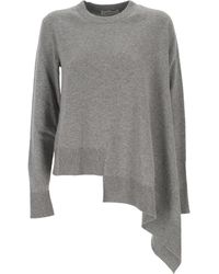McQueen - Maglione Asimmetrico - Lyst