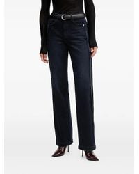 Patrizia Pepe - Logo-Appliqué Jeans - Lyst