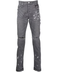 Purple Brand - Vaqueros skinny de talle bajo - Lyst