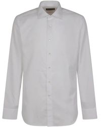 Canali - Long-Sleeve Button-Fastening Shirt - Lyst