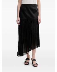 Miss Sixty - Jupe Mi-Longue Asymétrique À Détails Plissés - Lyst