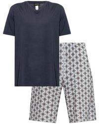 Hanro - V-Neck Top Pajama Set (Set Of Two) - Lyst