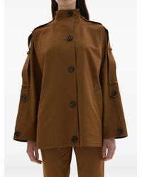 JOAEN - Sara Button-Up High-Neck Jacket - Lyst
