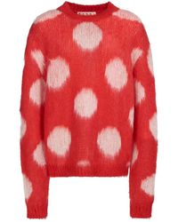 Marni - Polka-Dot Intarsia Jumper - Lyst