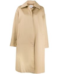 we11done Oversized Trench Coat - Natural
