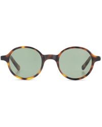 Lgr - Reunion Round-Frame Tortoiseshell-Effect Sunglasses - Lyst