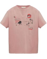 Duke & Dexter - T-Shirt Imprimé Dr4 Sketch À Effet Usé - Lyst