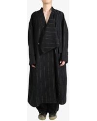 Ziggy Chen - Asymmetric Design Coat - Lyst