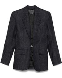 Mugler - Pierced Tailored Blazer - Lyst