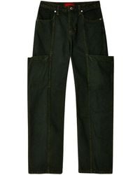 Eckhaus Latta - Cargo-pocket Straight-leg Jeans - Lyst
