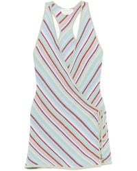 Asta Resort - Lila Wrap Mini Dress - Lyst
