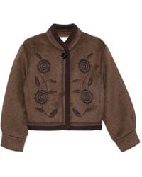 Antik Batik - Willow Embroidered Cropped Jacket - Lyst