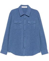 GOD'S TRUE LINEN - Button-Down Flap-Pocket Shirt - Lyst