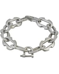 Parts Of 4 - Massive Deco Link Halskette aus Sterlingsilber - Lyst