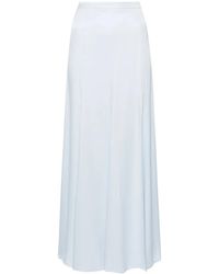 Twinset - High-Waisted Flared Maxi Skirt - Lyst