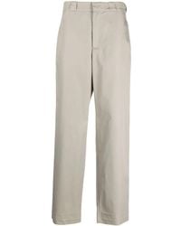 Givenchy - Logo-Patch Cotton Straight-Leg Trousers - Lyst