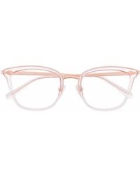 Michael Kors - Round Clear-Frame Glasses - Lyst